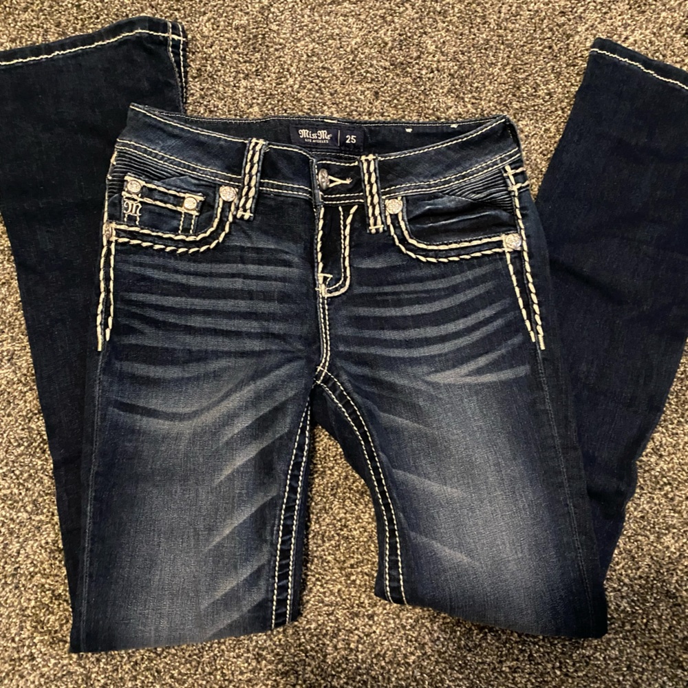 Miss Me Dark Wash Boot Cut Jeans